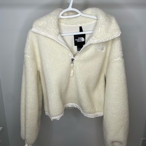 North face 1/4 zip up Sherpa sweater